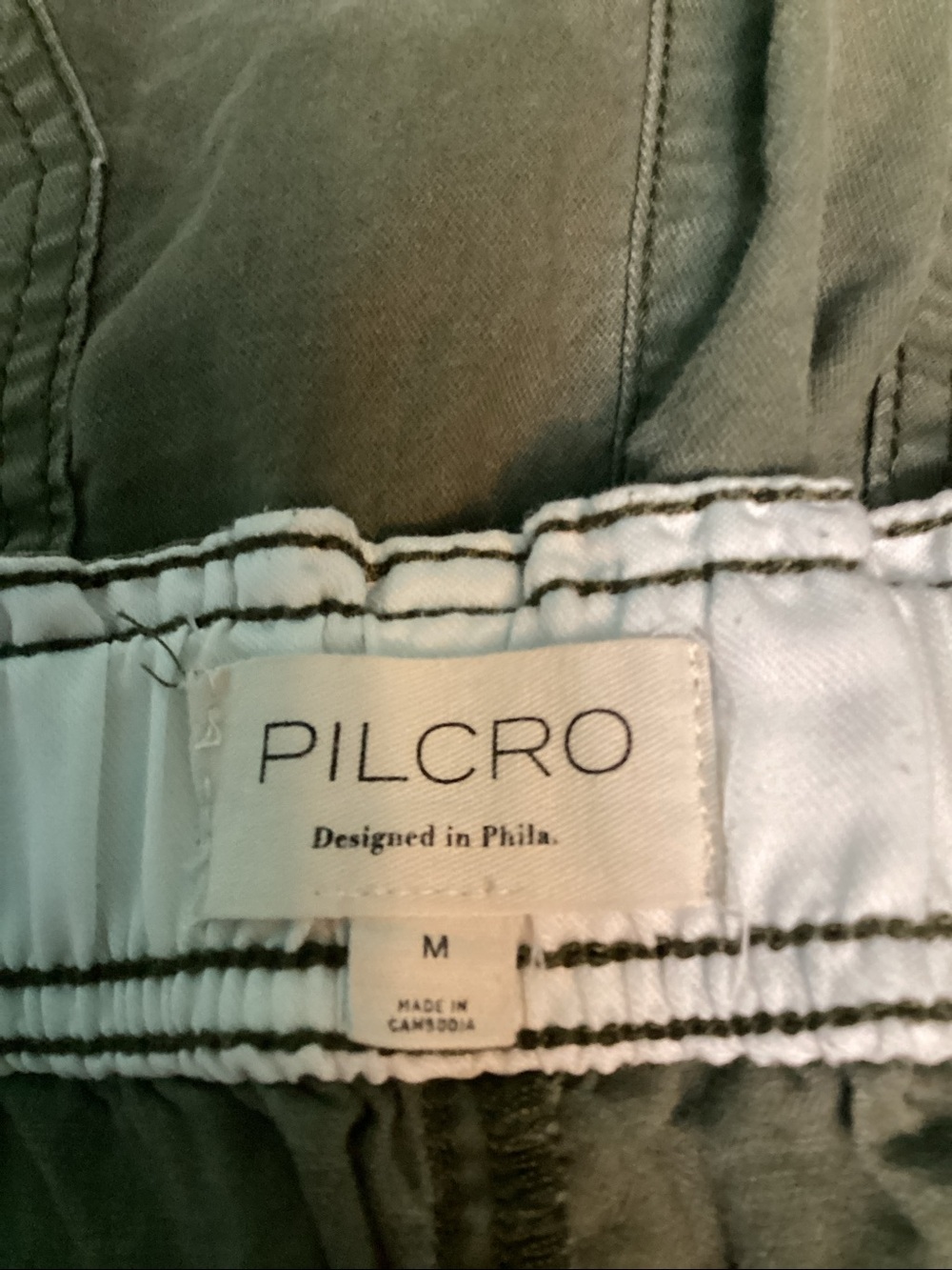 Olive Green Cargo Utility Pants - Picture 4 of 5
